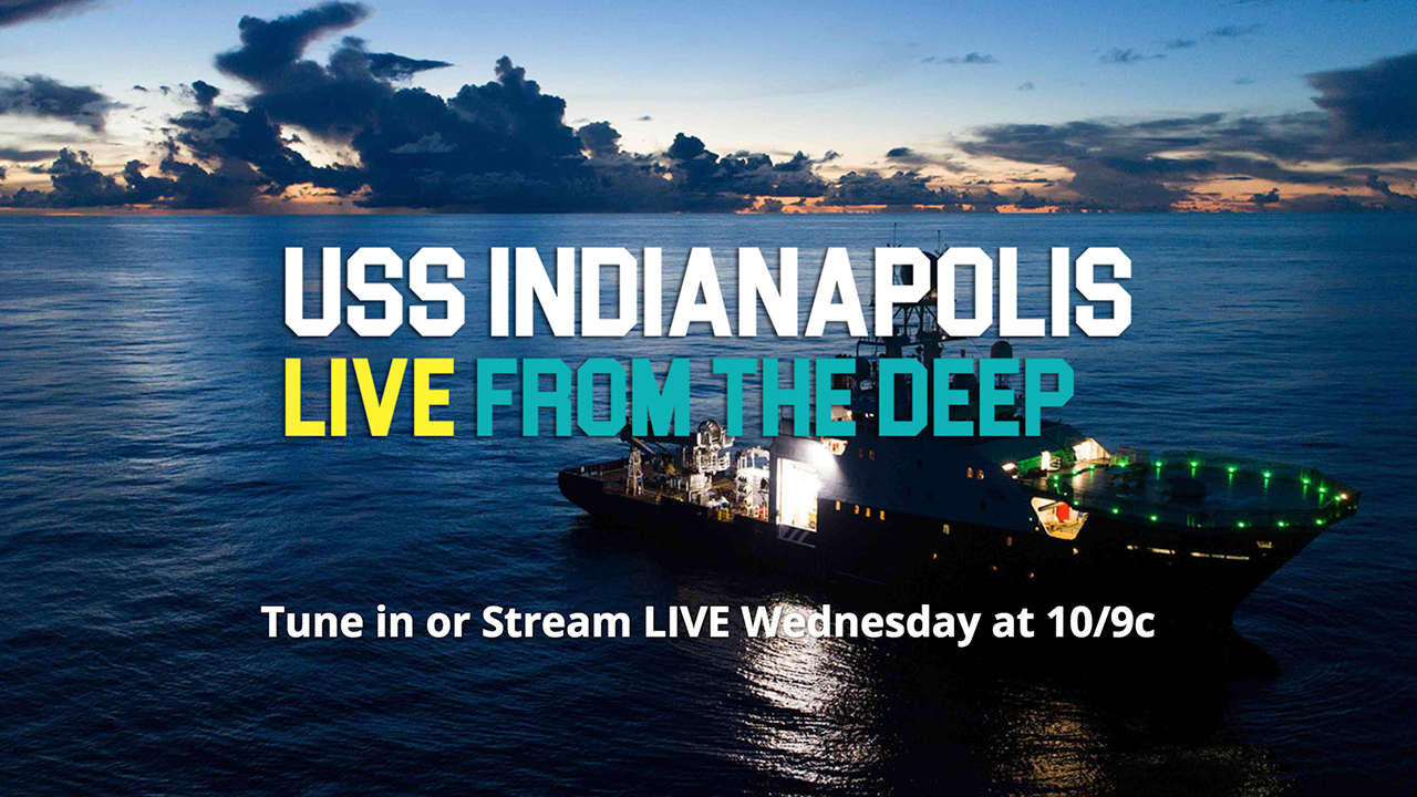 USS INDIANAPOLIS LIVE FROM THE DEEP: Facebook Live