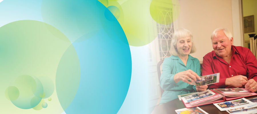 Two older adults smiling Two older adults smiling