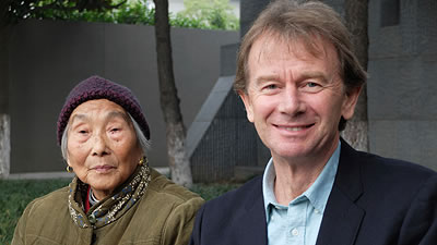 Michael Wood and a Chinese woman