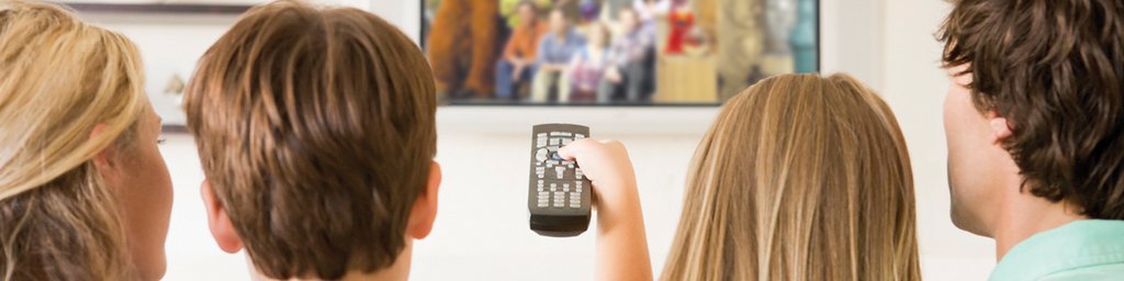 Family Watching TV
