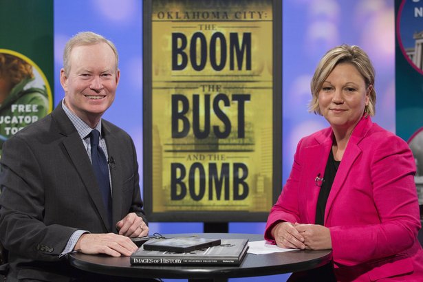 OKC Mayor Mick Cornett and OETA Foundation President Daphne Dowdy