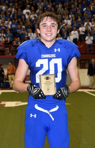 2017 Outstanding Back - Parker Nelson outstanding back - parker nelson