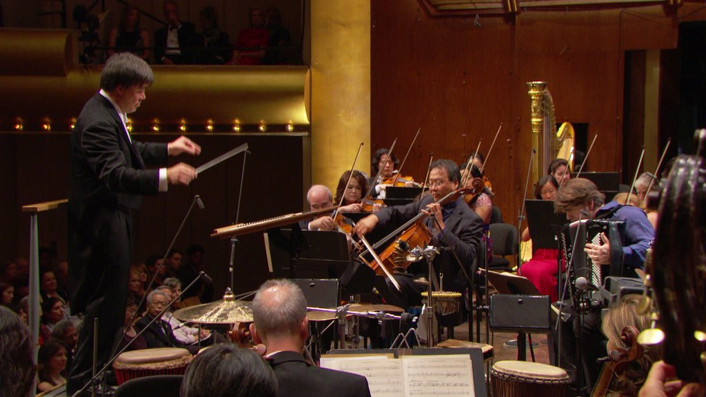 Cello master Yo-Yo Ma joins Alan Gilbert and the New York Philharmonic for a festive evening of Latin dance-inspired orchestral music. New York Philharmonic Gala with Yo-Yo Ma