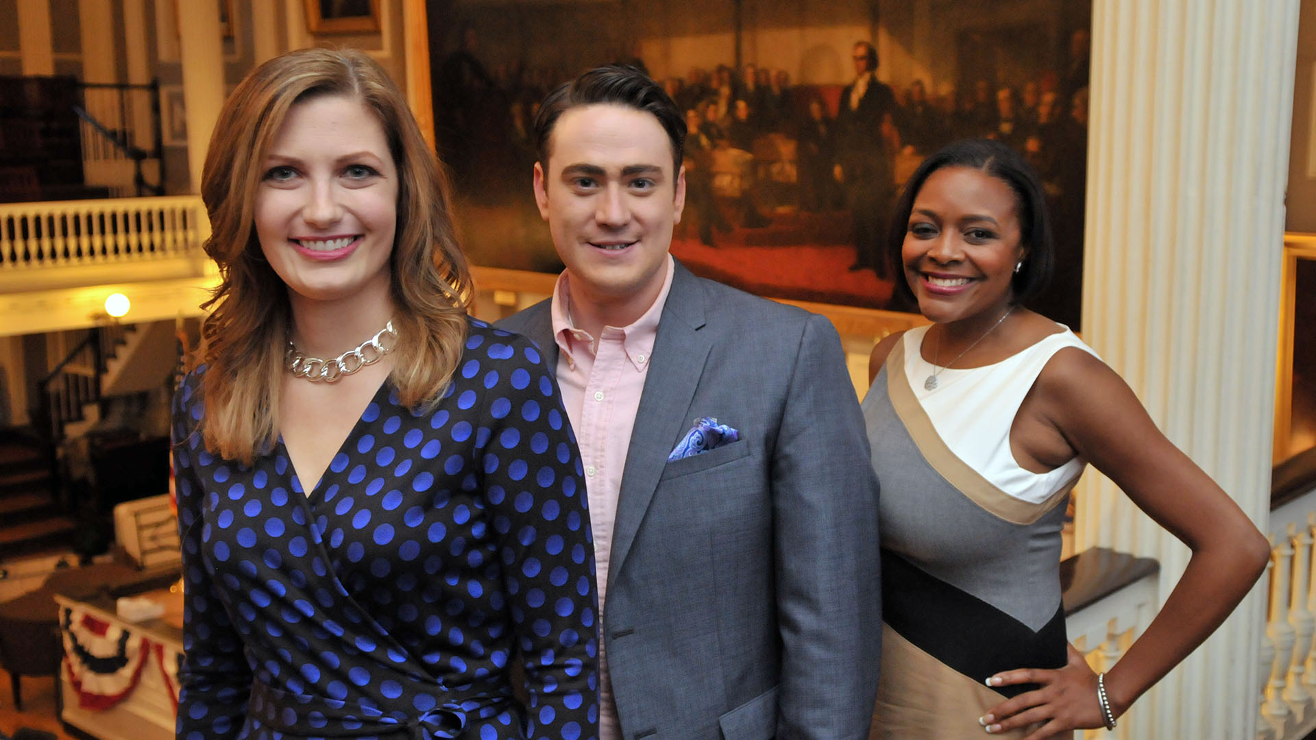 Mary Tedesco, Joshua Taylor and Kenyatta Berry Mary Tedesco, Joshua Taylor and Kenyatta Berry