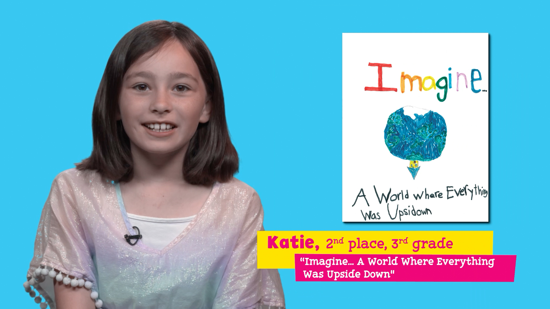 Featuring “Imagine… A World Where Everything Was Upside Down” by Katie