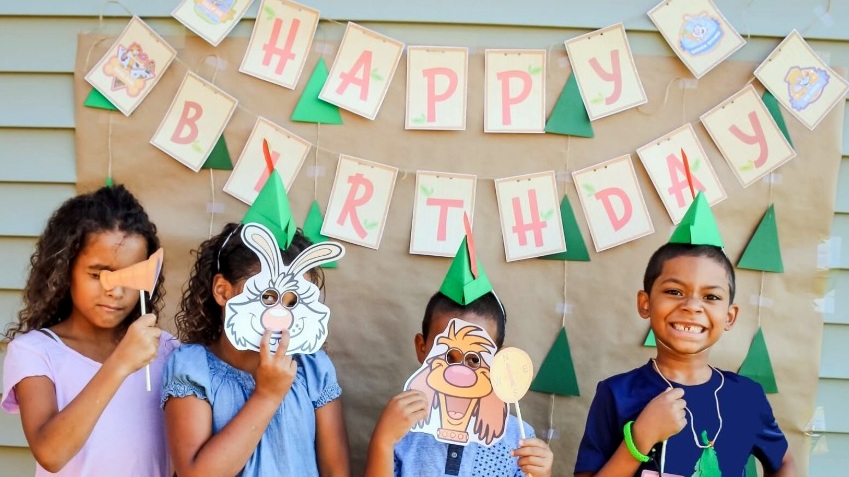 Nature Cat Themed Birthday Party