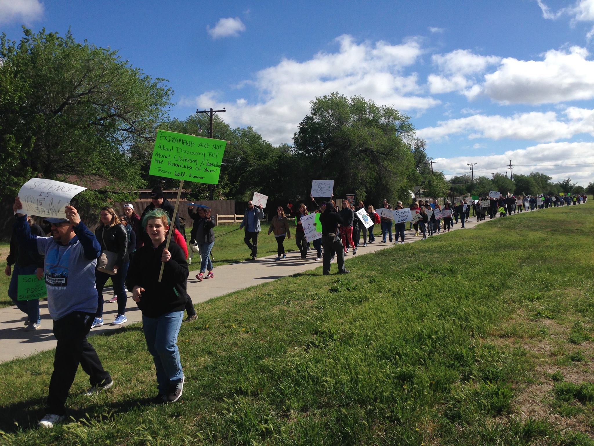 Amarilloans join national 'March for Science'
