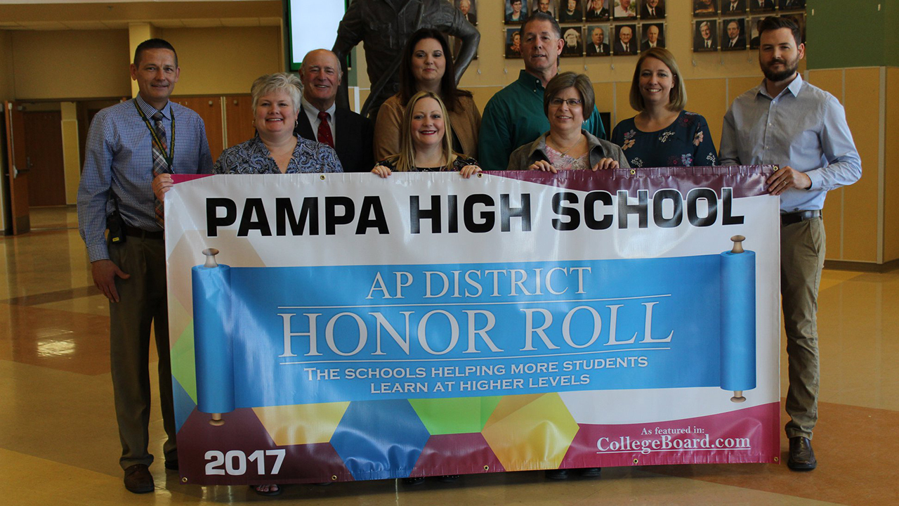 Pampa HS receives national honor for advanced placement scores