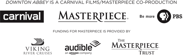 Downton Abbey is a Carnival Films/Masterpiece co-production. Funding for Masterpiece is provided by Viking River Cruises, Audible, and the Masterpiece Trust.