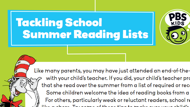 Tackling School Summer Reading Lists