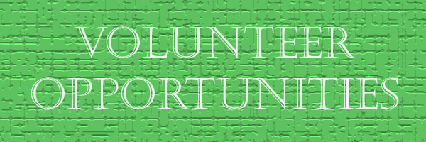Volunteer Opportunities