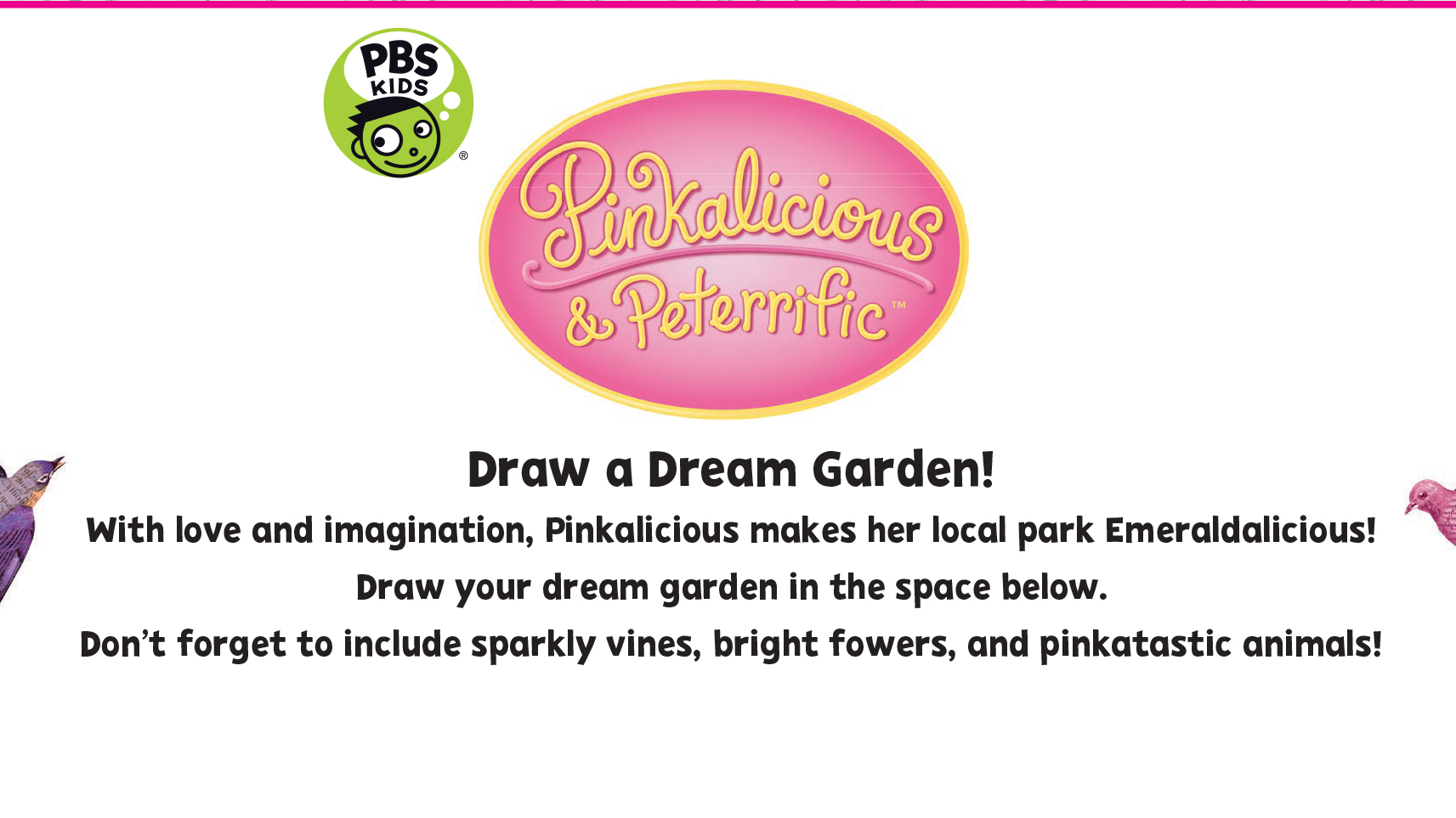 DRAW A DREAM GARDEN
