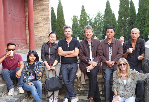 Group photo of crew members