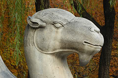 stone statue of lion