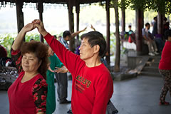 2 people dancing together