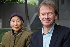 Michael Wood with a woman, Mrs. Chen