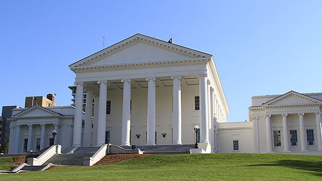 The Virginia State Capitol building. The Virginia State Capitol building.