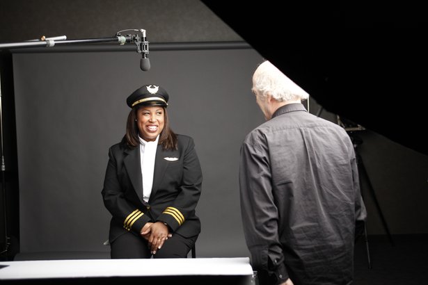 Nia Wordlaw and “American Masters: The Women’s List” filmmaker/photographer Timothy Greenfield-Sanders on the set of “The Women's List." Womans-List.jpg