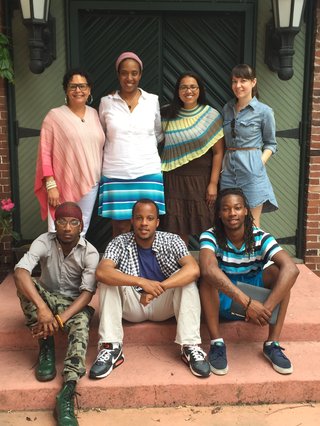 From Top Left: Lissa Jones, Rebeka Ndosi, Alisha Volante, Ariel Tilson; From Bottom Left: Keno Evol, Isiah Dennis, Carl Lobley steps2.JPG