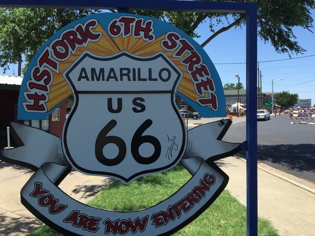Historic Route 66 in Amarillo Historic Route 66 in Amarillo