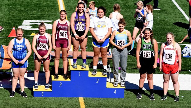 2017 Class A State Track Girls Shot Put