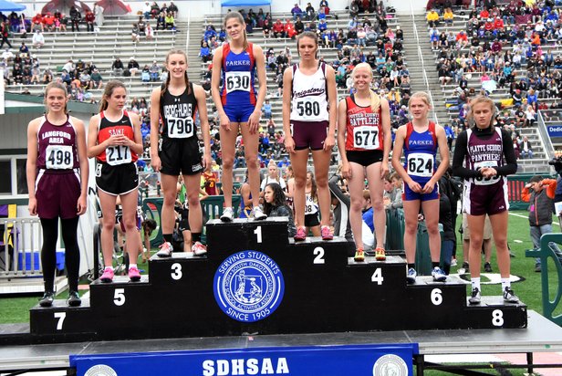 Class B Girls 400 Dash