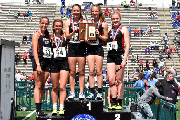Class AA Girls 1600m Relay