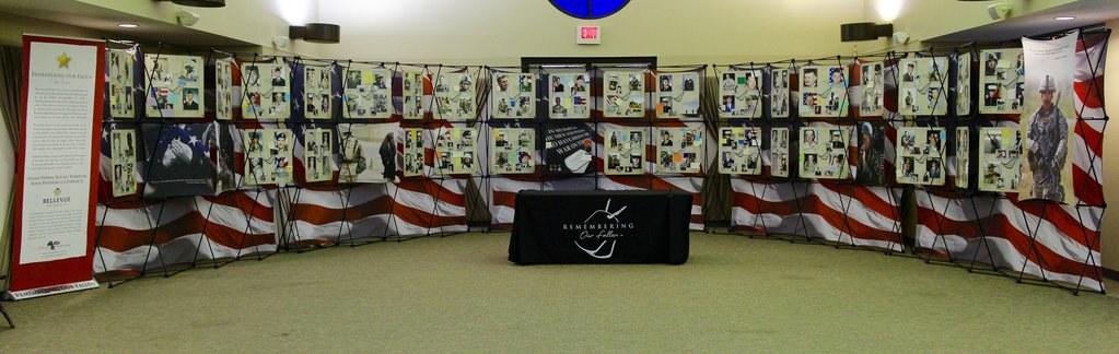 Tennessee Remember Our Fallen Memorial - on display at the Third Annual Veterans Honor Dinner